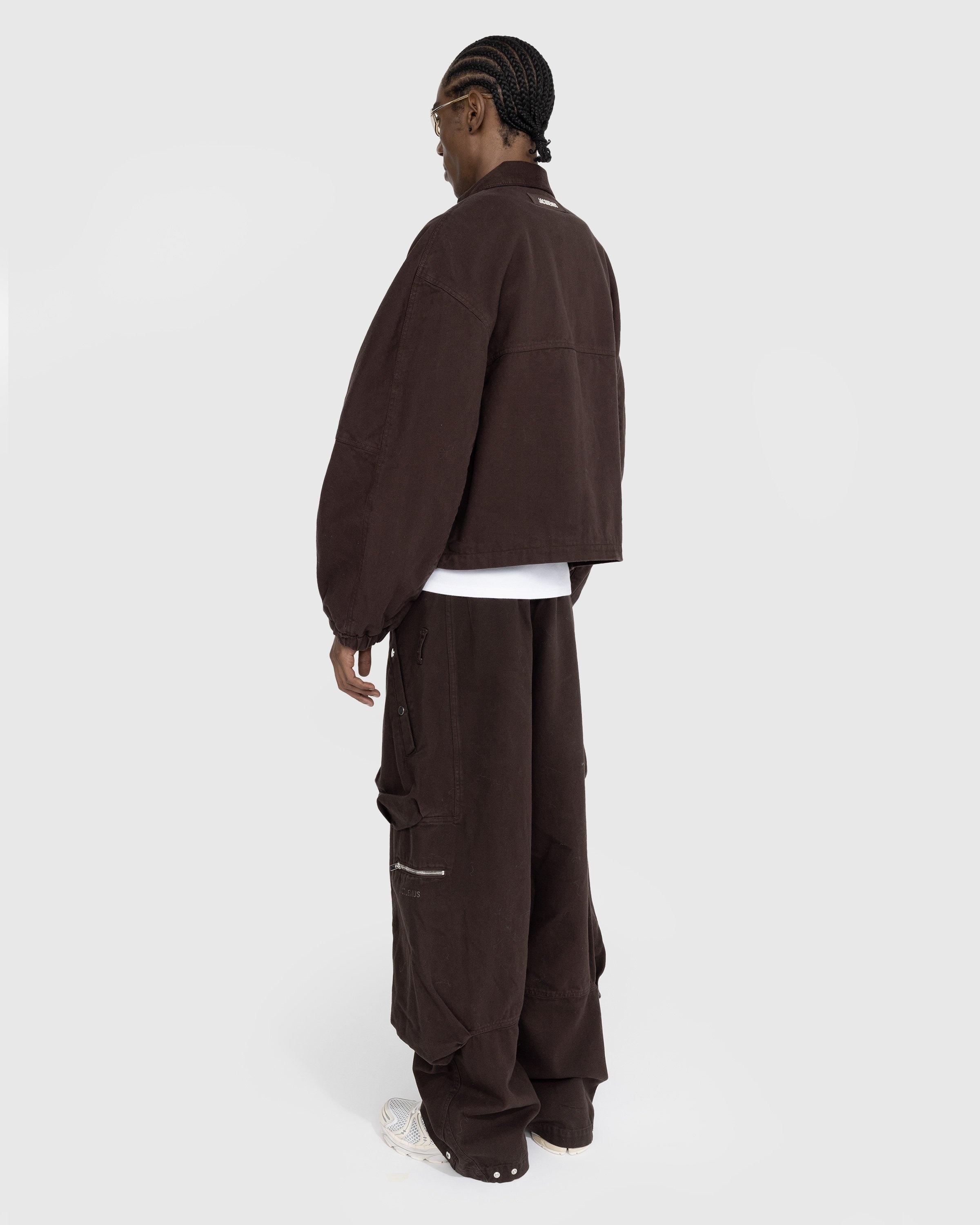 JACQUEMUS – Le Blouson Trivela Dark Brown - Outerwear - Brown - Image 3