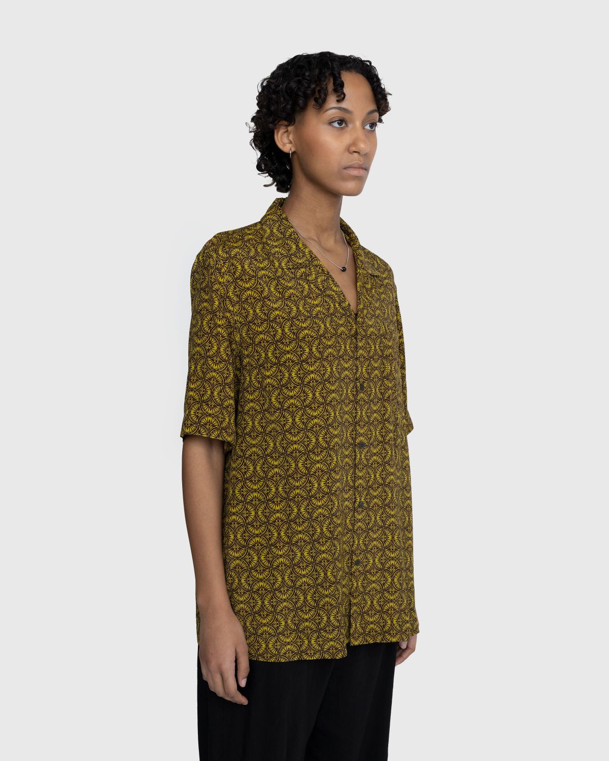 Dries van Noten – Carltone Shirt Yellow - Shirts - Yellow - Image 4