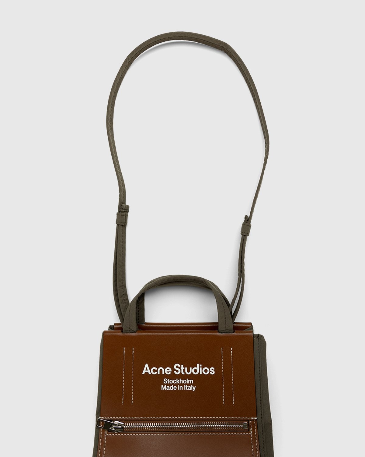 Acne Studios – Mini Tote Bag Brown - Tote Bags - Brown - Image 5