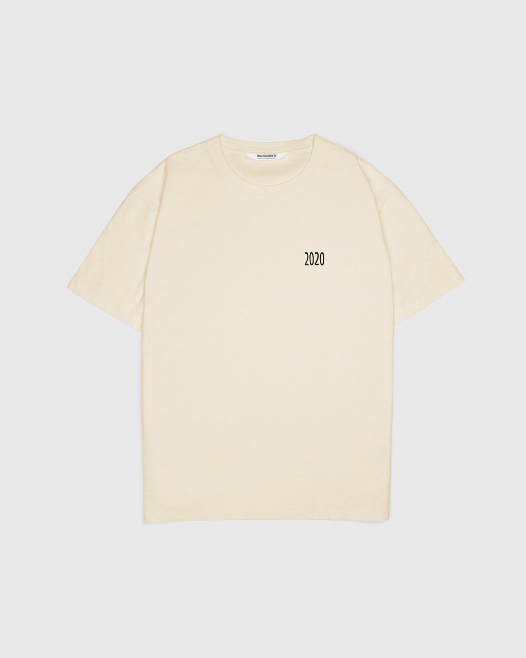 Highsnobiety – This Never Happened 2020 T-Shirt Eggshell - T-shirts - Beige - Image 2