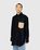 J.W. Anderson – Contrast Patch Pocket Oversized Shirt Navy Blue - Shirts - Blue - Image 2
