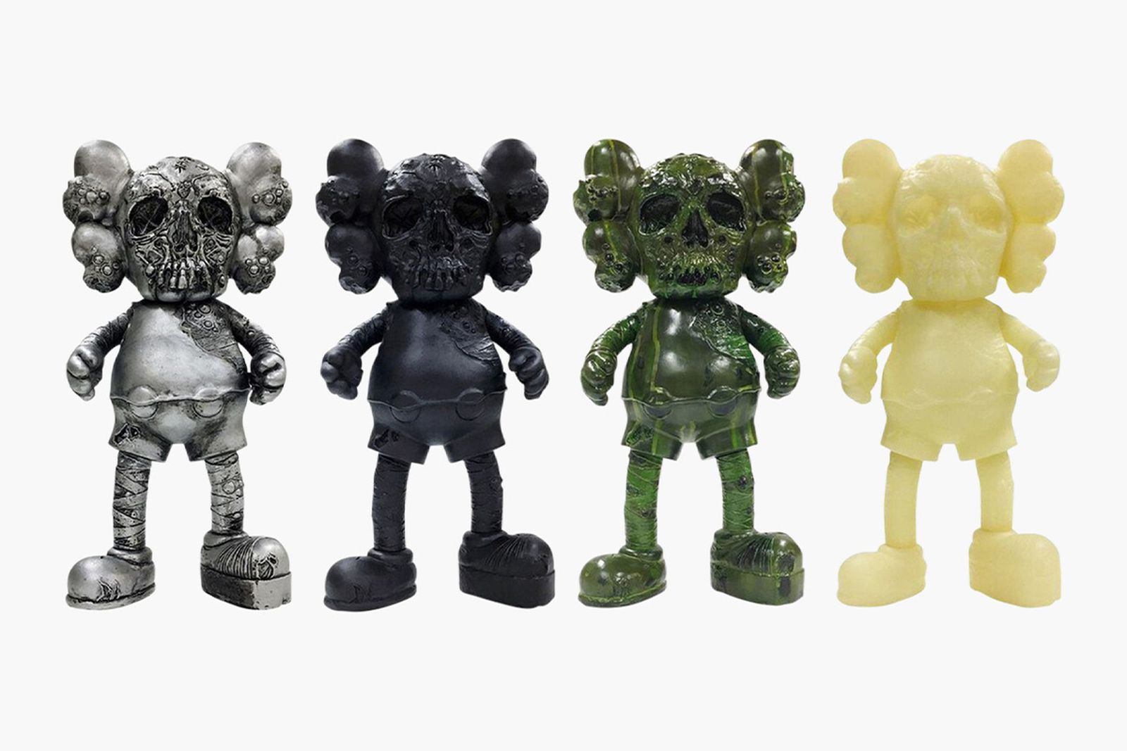 KAWS Small Lie Fashion Collectible Model 11inch Action Figure Toy Limited Black 