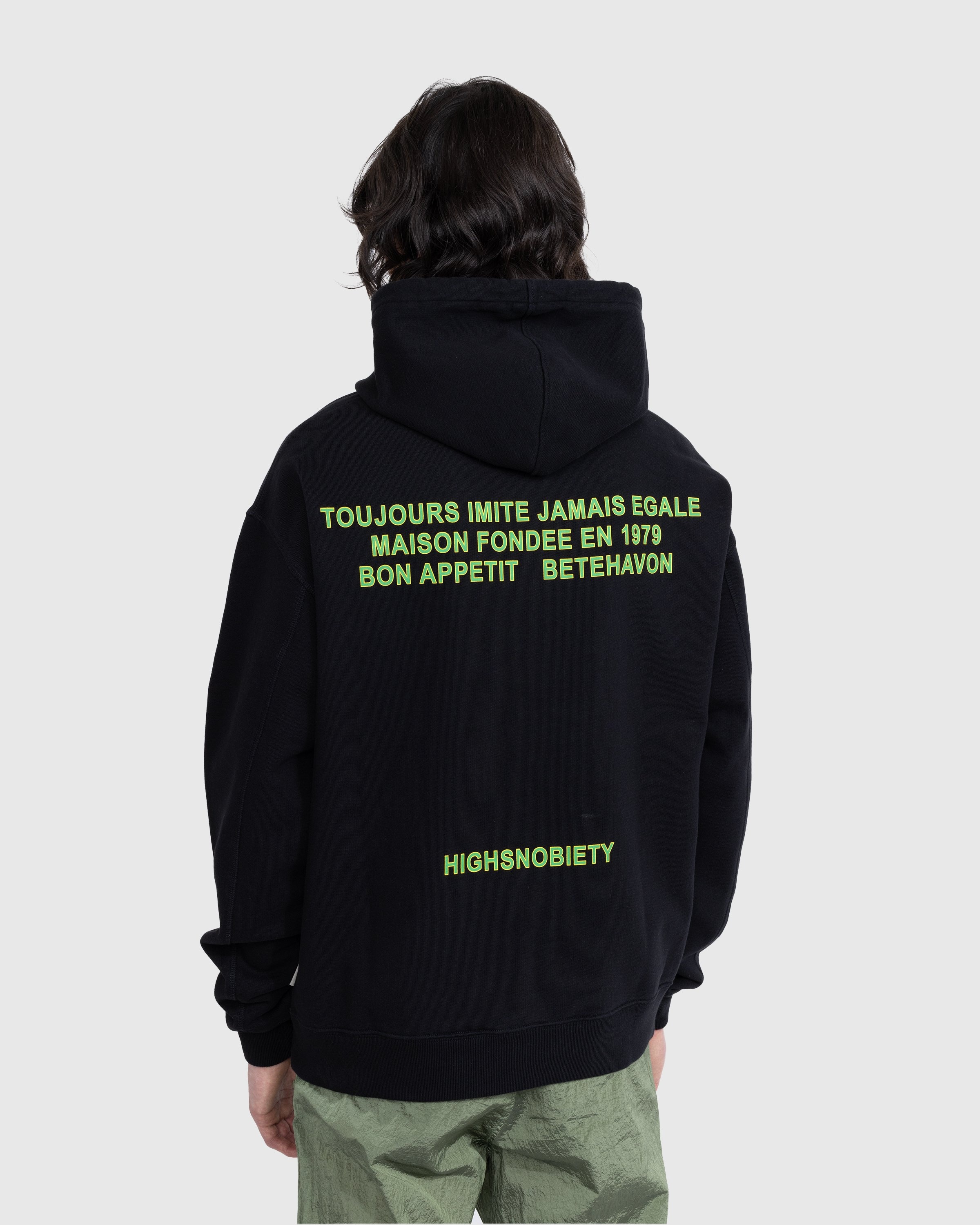 L As du Fallafel x Highsnobiety Hoodie Black Highsnobiety Shop