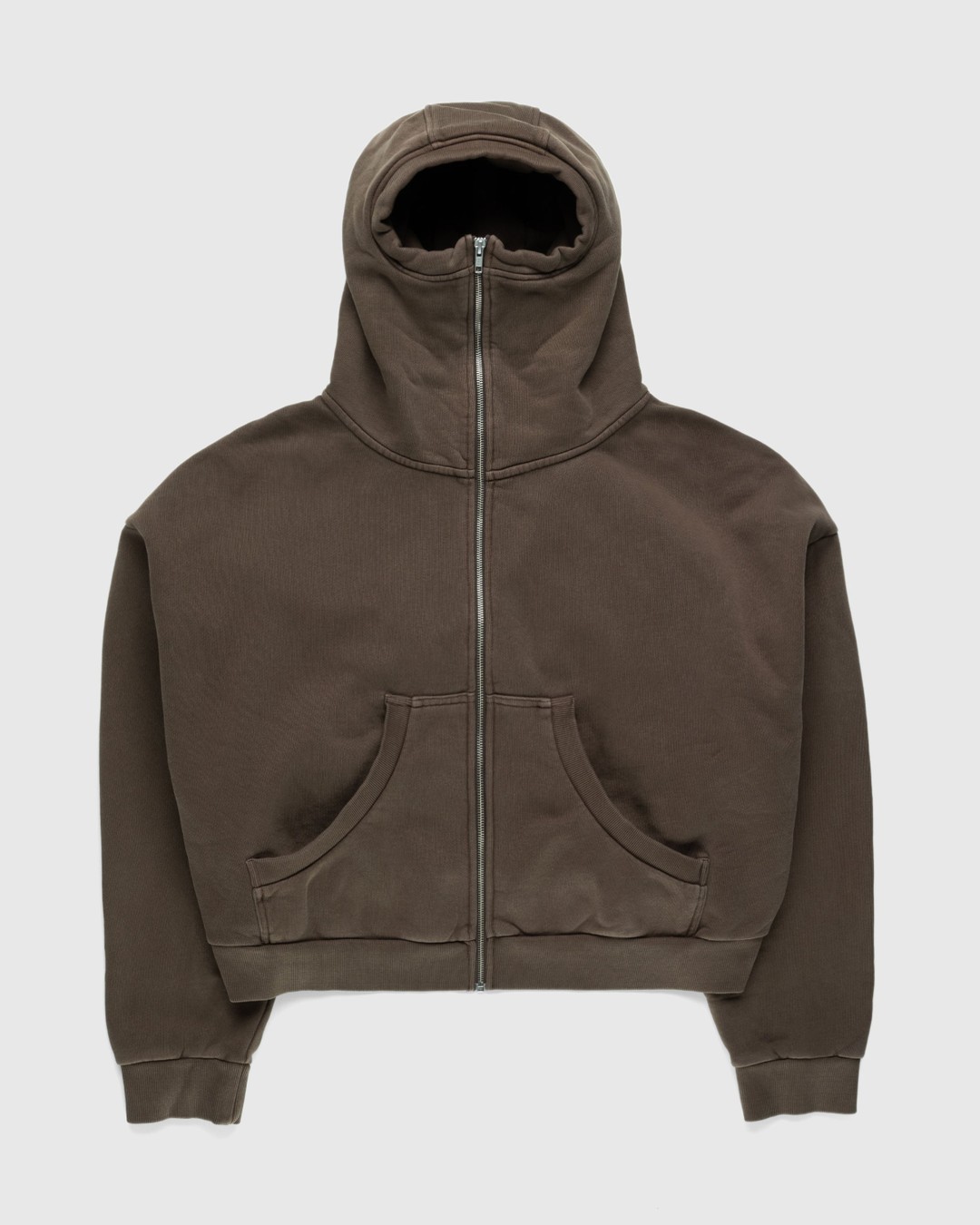 Brown full on sale zip hoodie