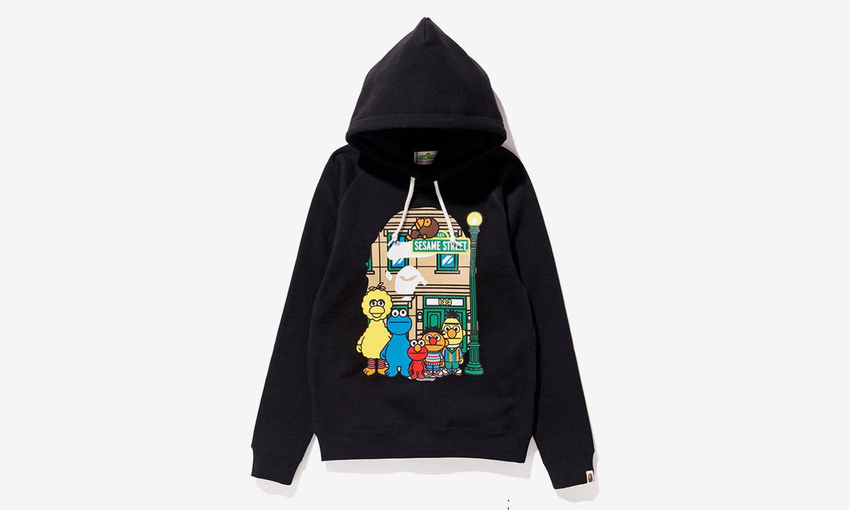 Bape sesame street hoodie clearance
