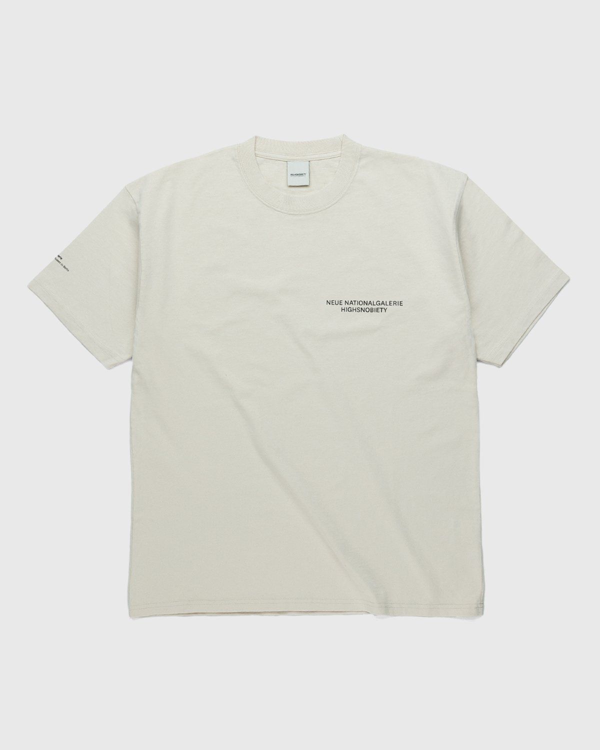 Highsnobiety – Neue National Galerie T-Shirt Eggshell - Tops - Beige - Image 2