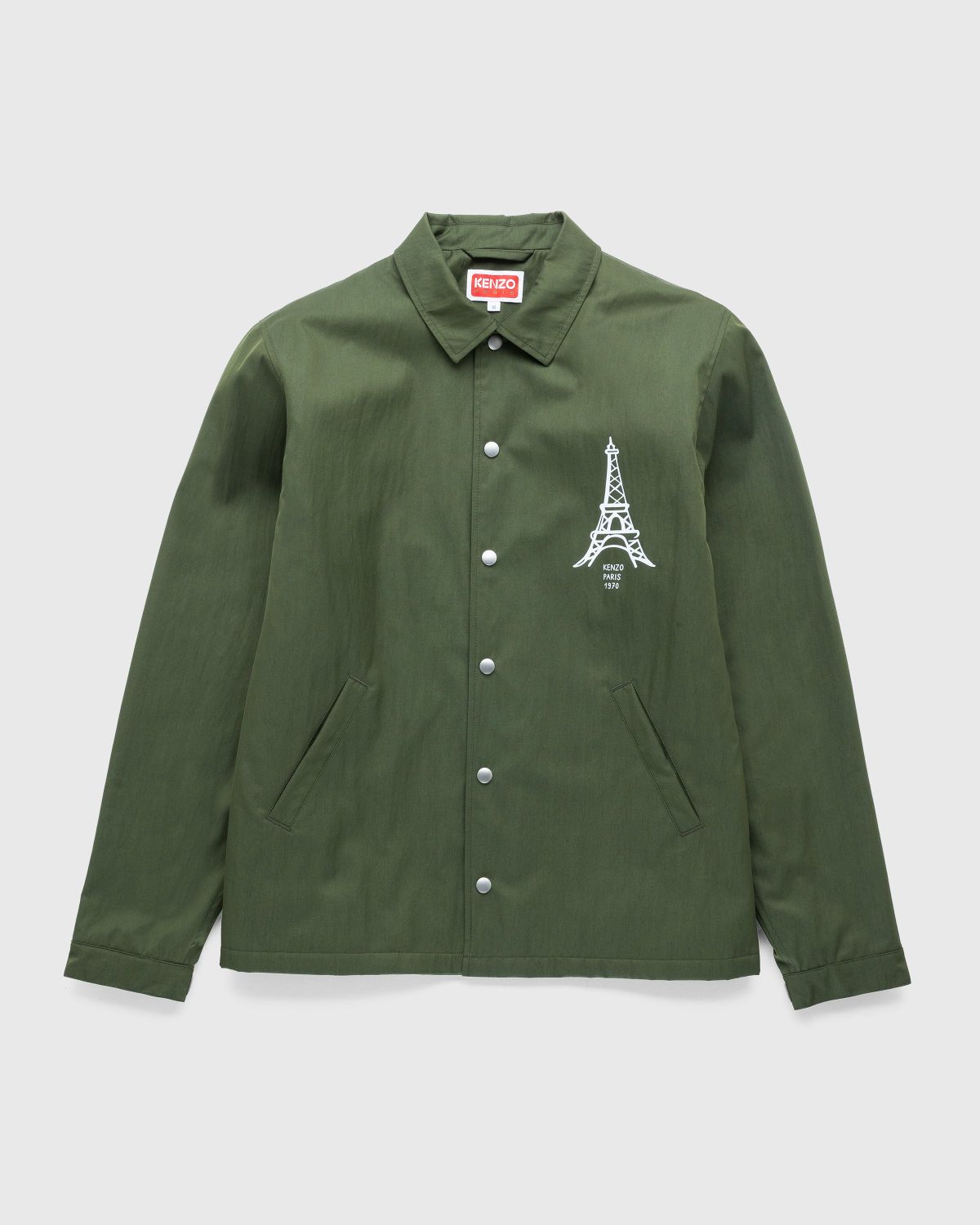 Kenzo – Bomber Jacket Dark Khaki - Outerwear - Green - Image 1