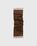 Wool Fringe Scarf Dark Rust Melange