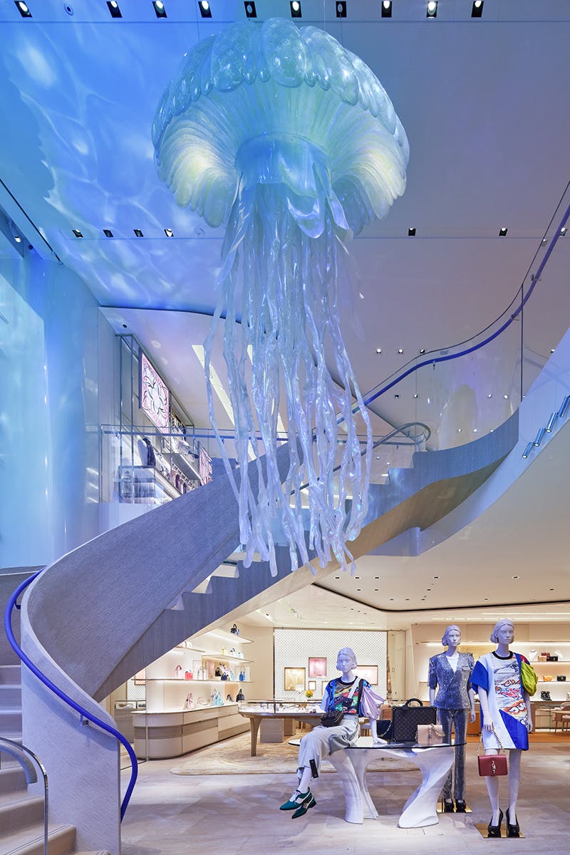 Louis Vuitton Tokyo store interior