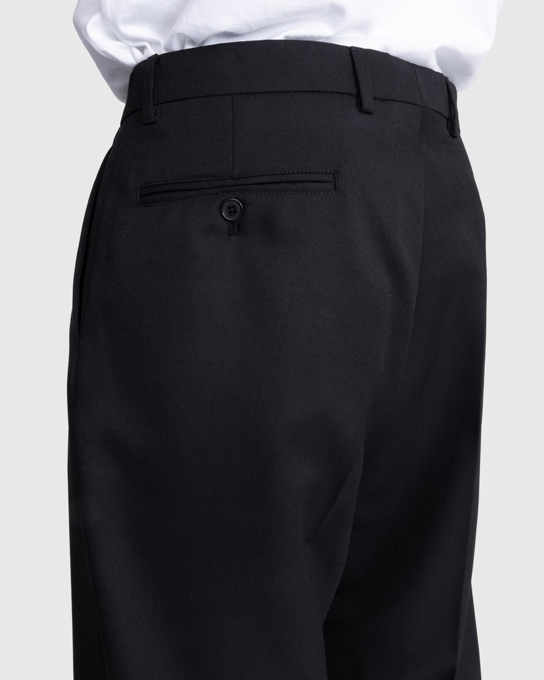 Highsnobiety – Wool Dress Pant Black - Trousers - Black - Image 5