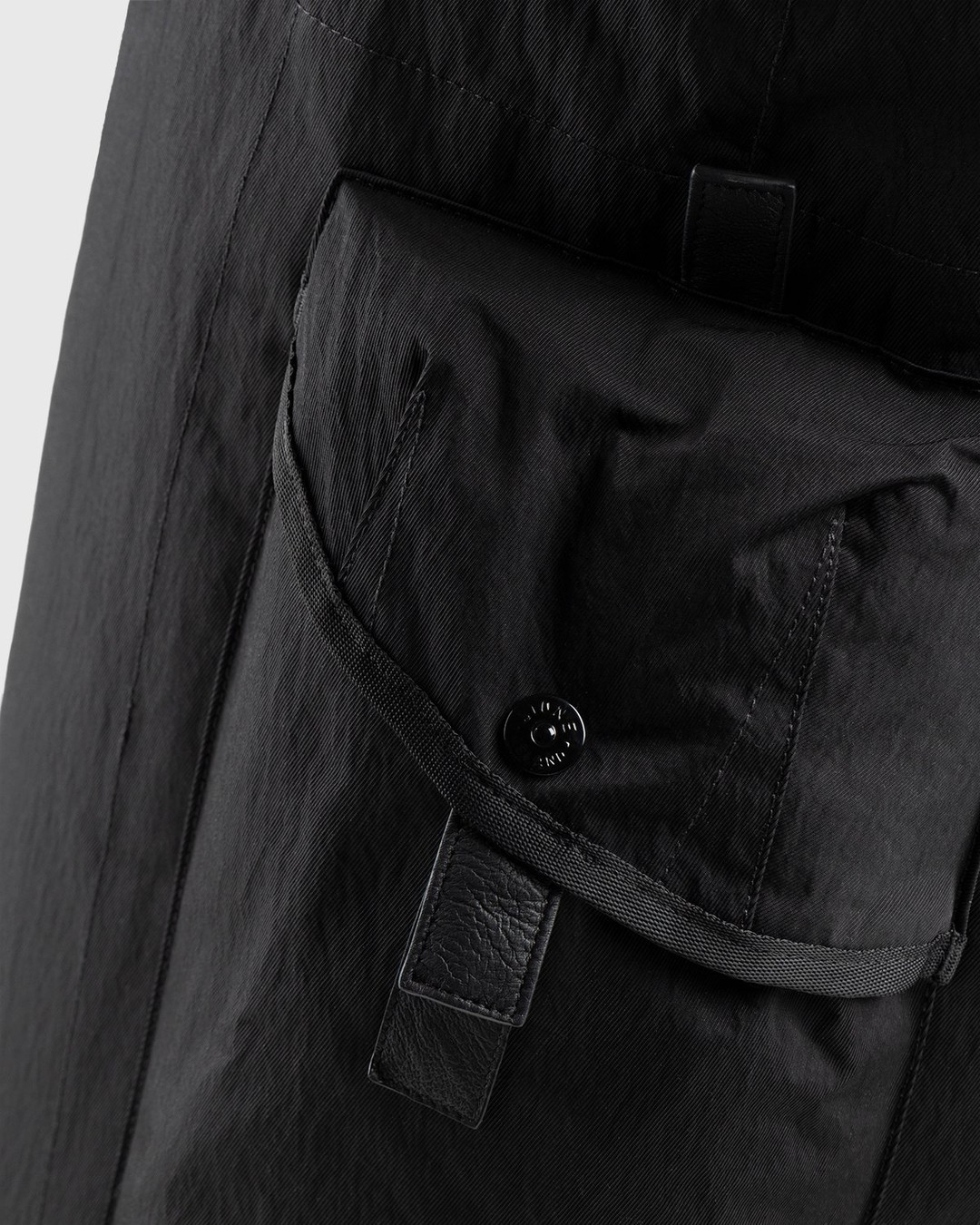 Stone Island – 91274 Nylon Twill Rucksack Black - Bags - Black - Image 4