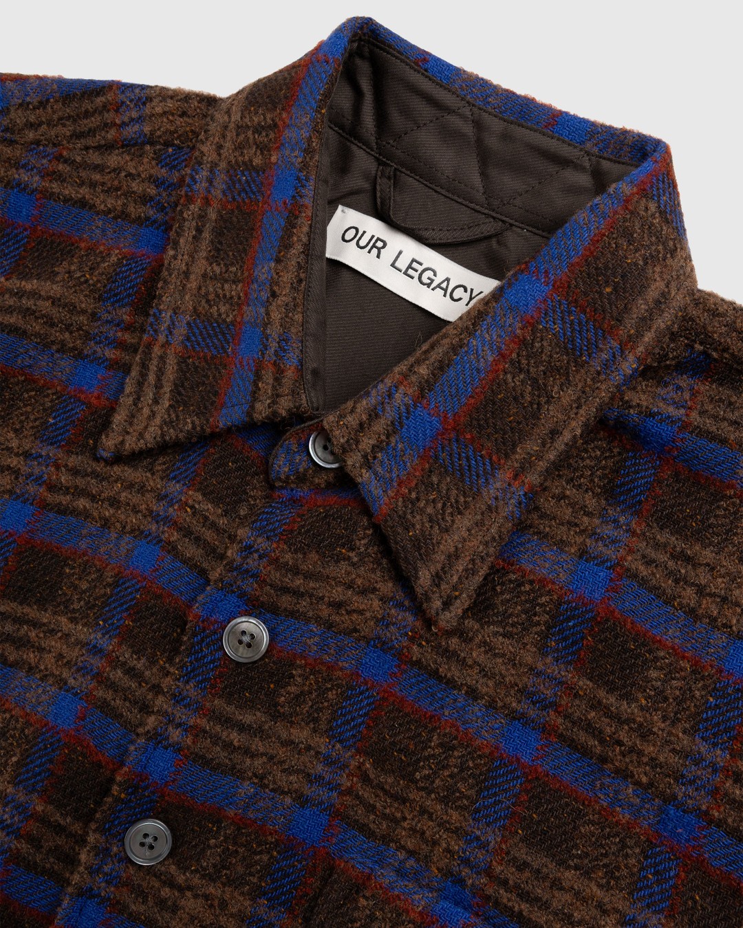 Our Legacy – Above Shirt Brown Pankow Check - Shirts - Brown - Image 5