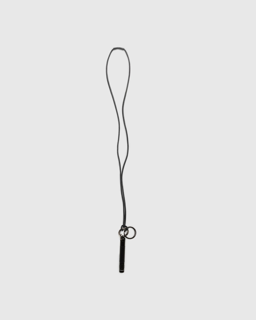 Lemaire – Maglite Leather Necklace Black - Jewelry - Black - Image 1