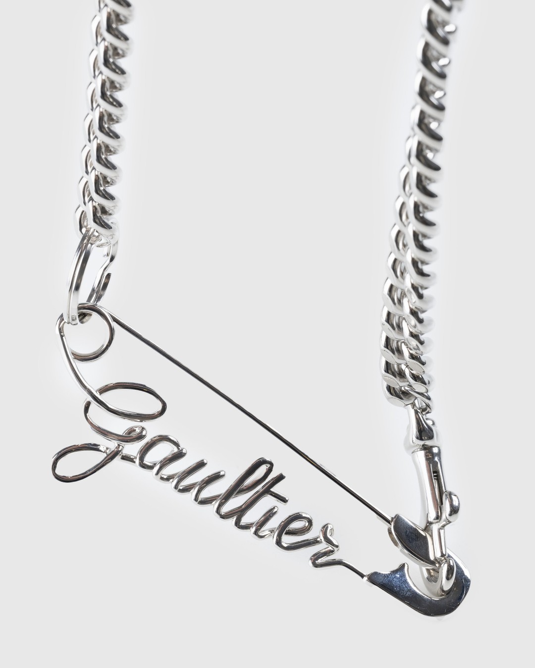 Jean Paul Gaultier – Safety Pin Gaultier Necklace Silver - Jewelry - Silver - Image 2