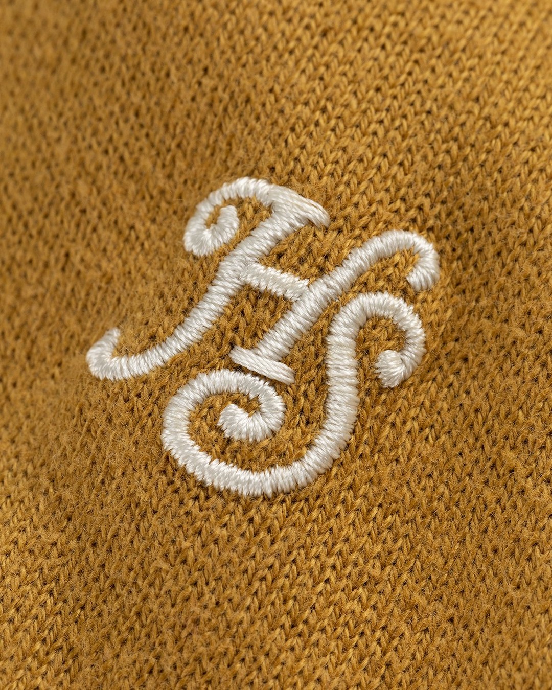 Highsnobiety – Knit Bowling Shirt Beige Brown - Shirts - Brown - Image 7