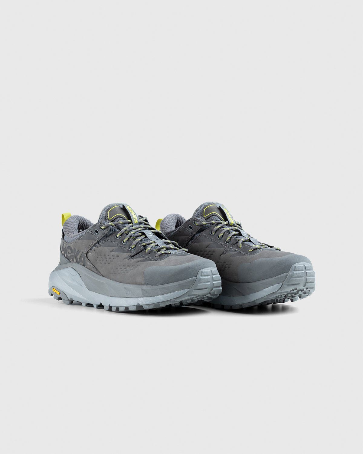 HOKA – M Kaha Low GTX Charcoal Grey Green Sheen - Sneakers - Grey - Image 3