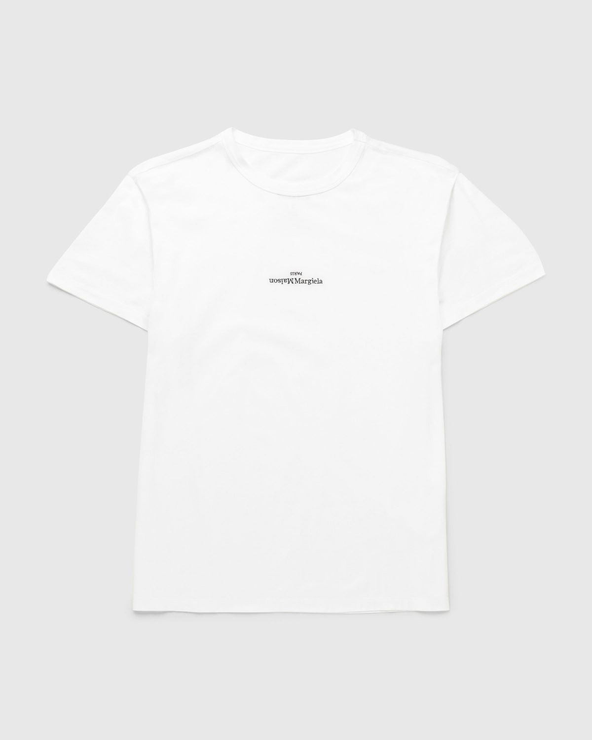 Maison Margiela – Logo T-Shirt White - Tops - White - Image 1