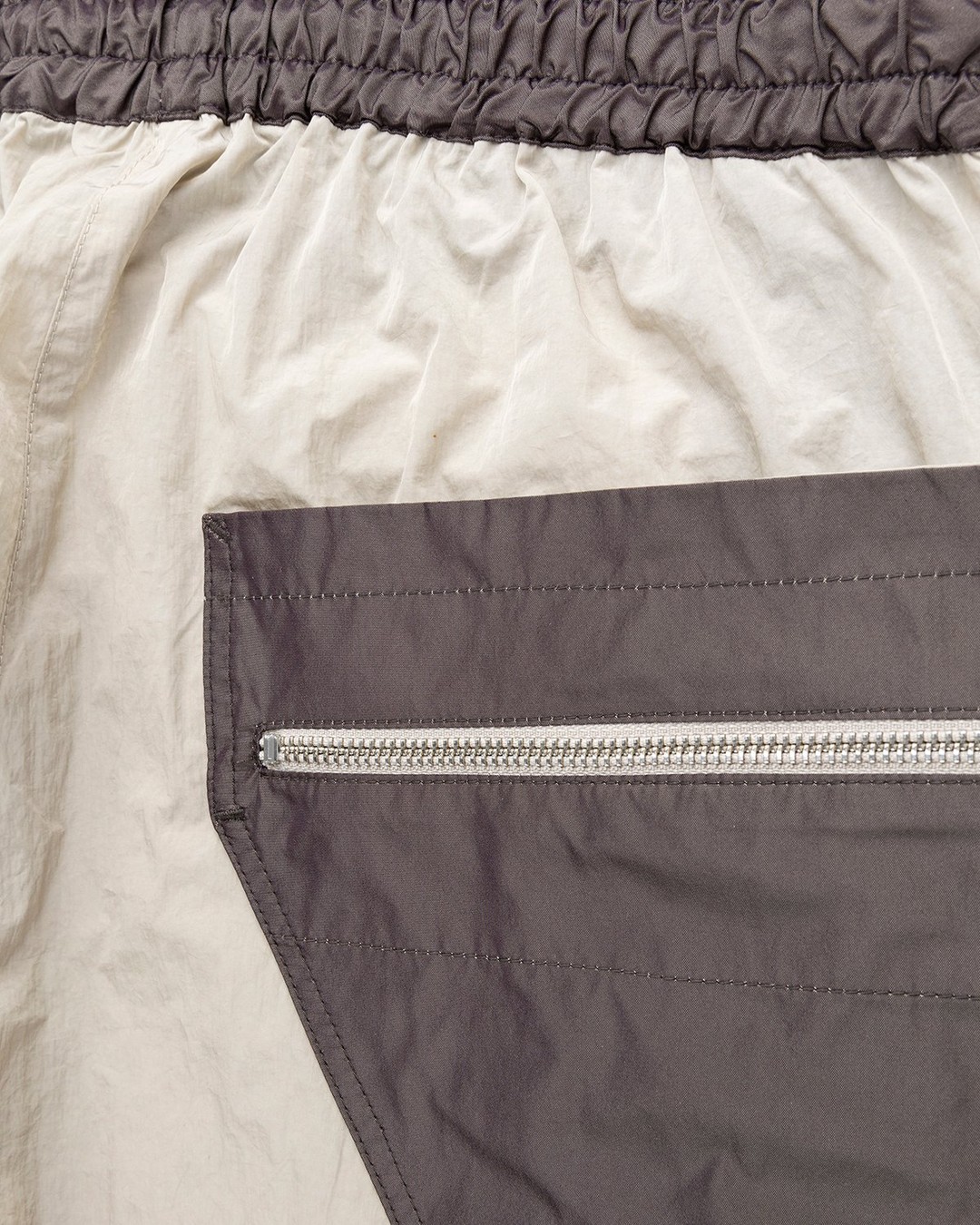 Arnar Mar Jonsson – Contrast Panelled Track Trouser Beige Chocolate - Track Pants - Brown - Image 3