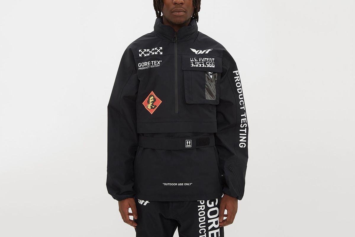 Gore tex off white jacket deals