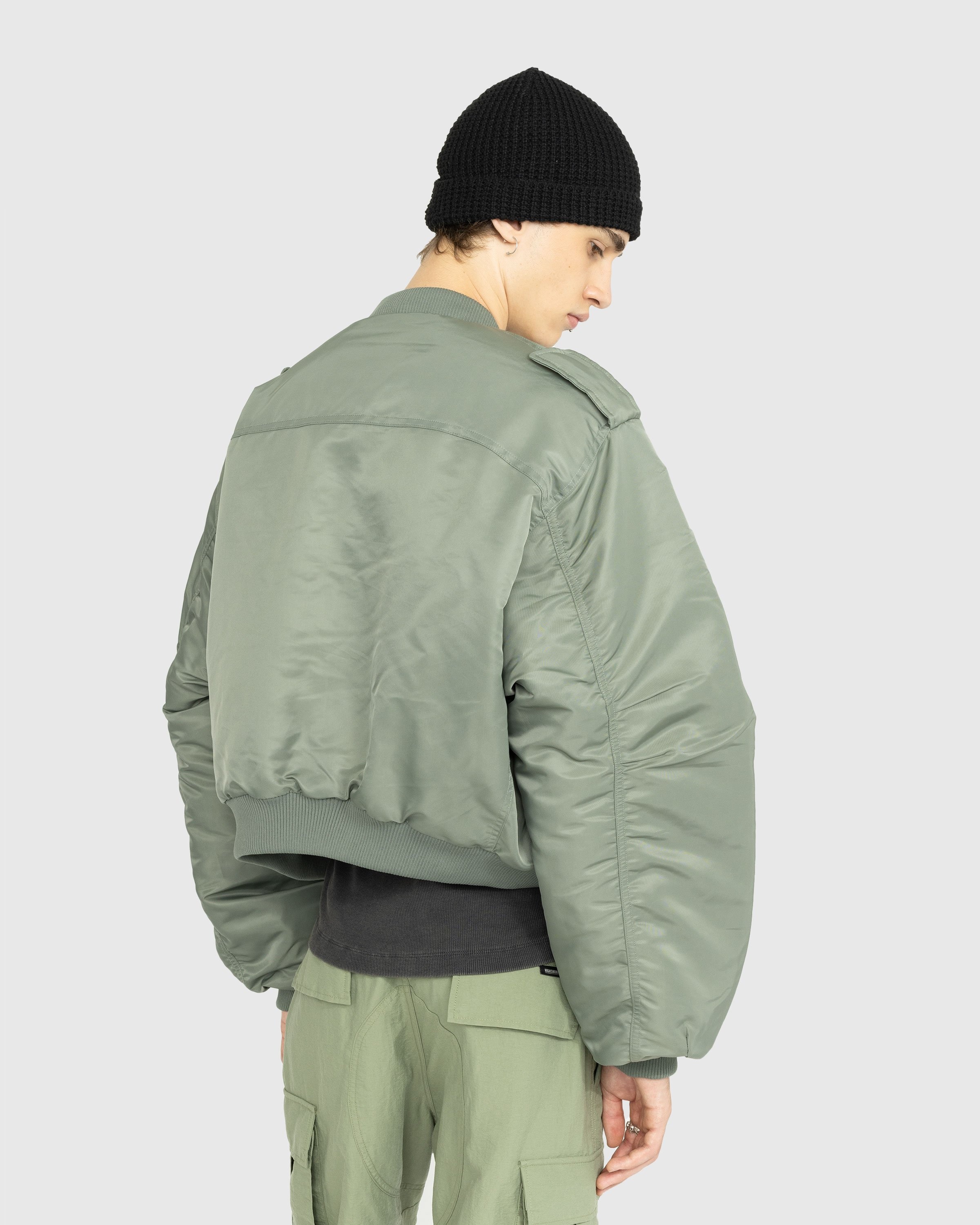 Entire Studios – A-2 Bomber Swamp - Outerwear - Grey - Image 3