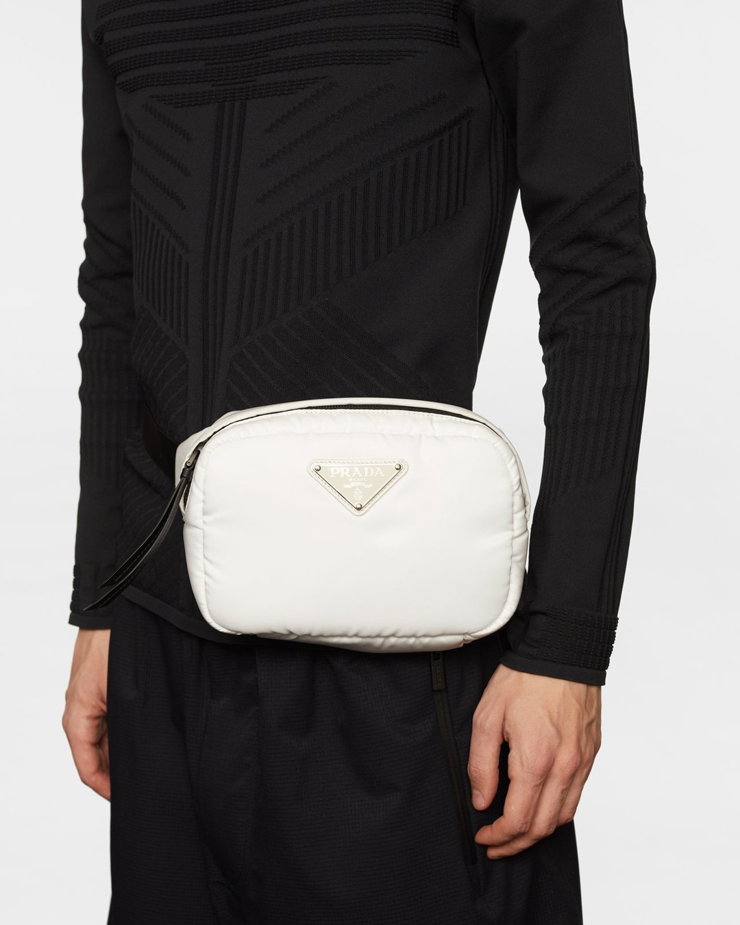 Prada padded hotsell belt bag