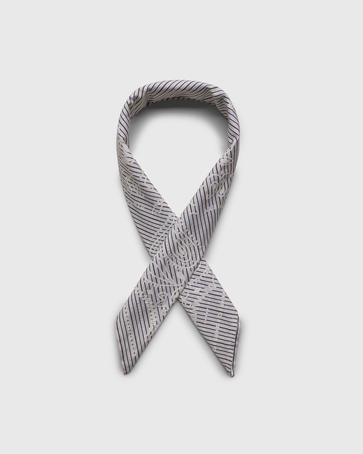 Highsnobiety – Shirting Bandana White - Scarves - White - Image 1