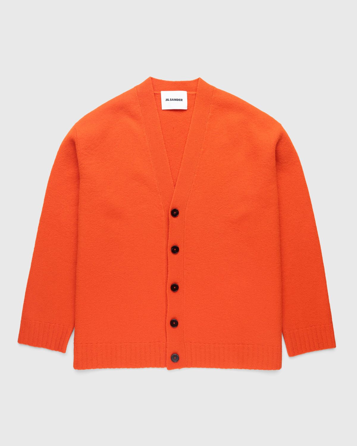 Jil Sander – Wool Cardigan Poppy - Knitwear - Red - Image 1