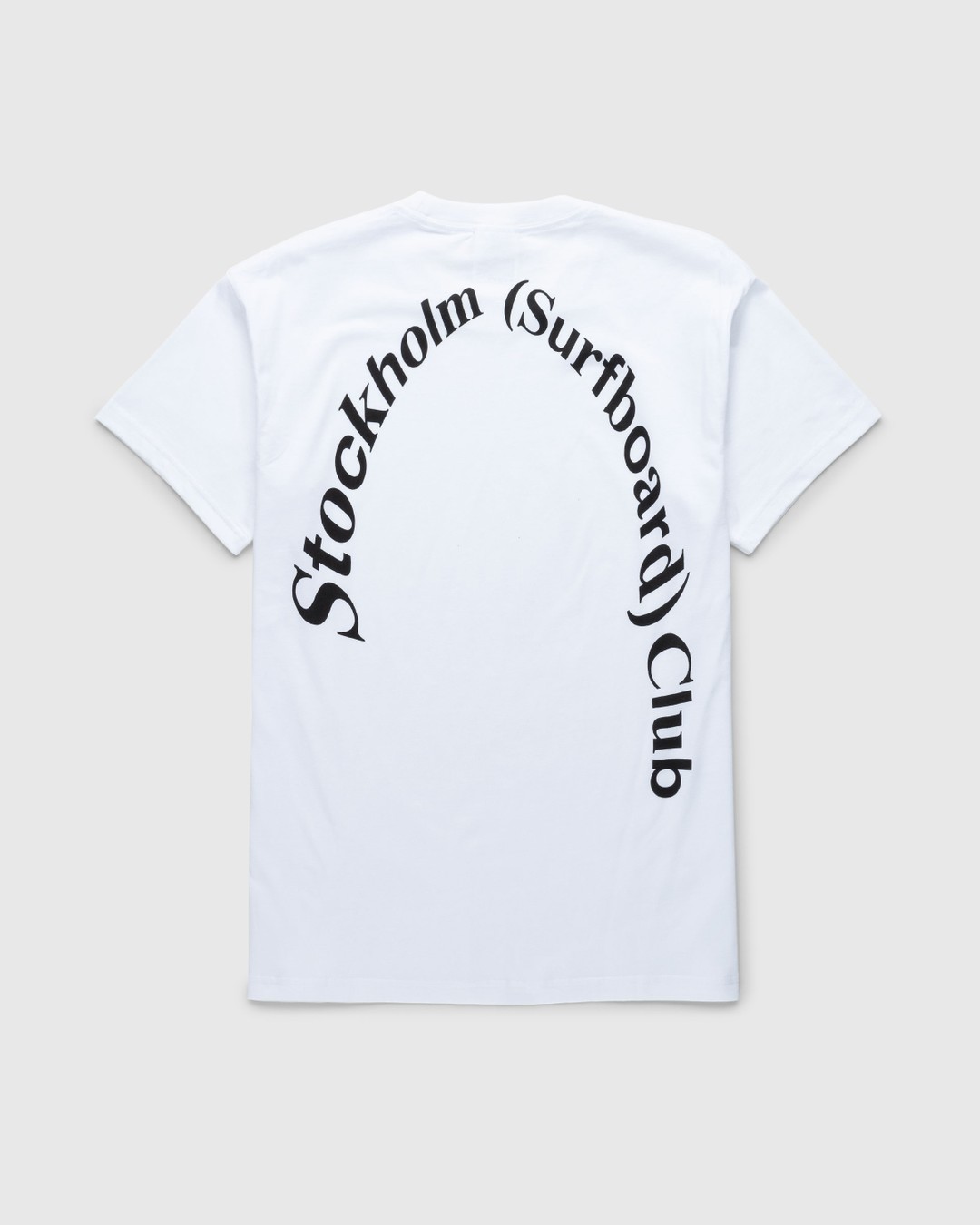 Stockholm Surfboard Club – Alko Logo T-Shirt White/Black - Tops - White - Image 1