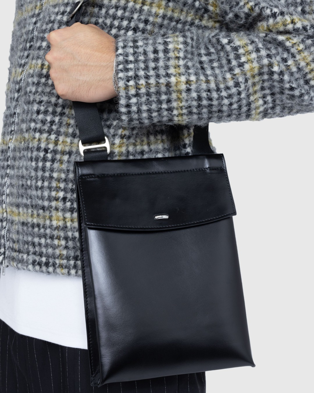 Our Legacy – Leather Pocket Bag Black - Bags - Black - Image 8