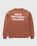 Neue Nationalgalerie x Highsnobiety – BERLIN, BERLIN 3 Crewneck Brown - Sweats - Brown - Image 1