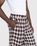 Bode – Shadow Plaid Side-Tie Trousers Brown - Pants - Brown - Image 5