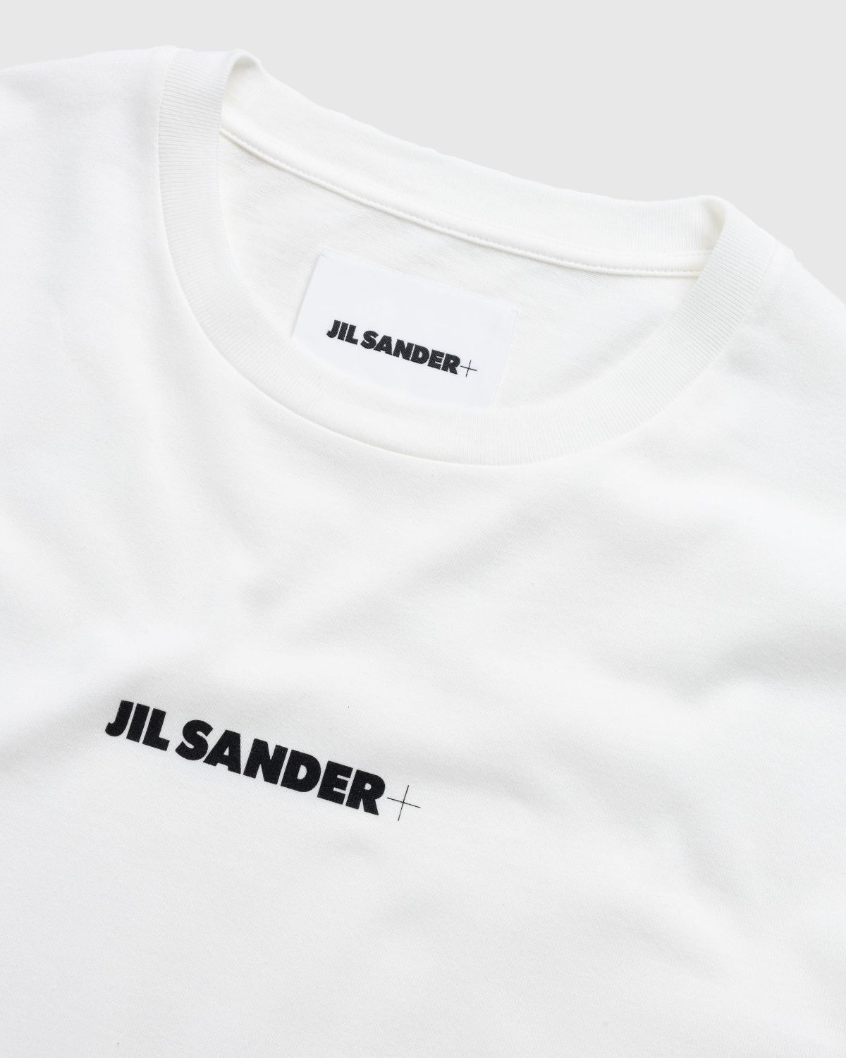 Jil Sander – Longsleeve Logo T-Shirt Porcelain White