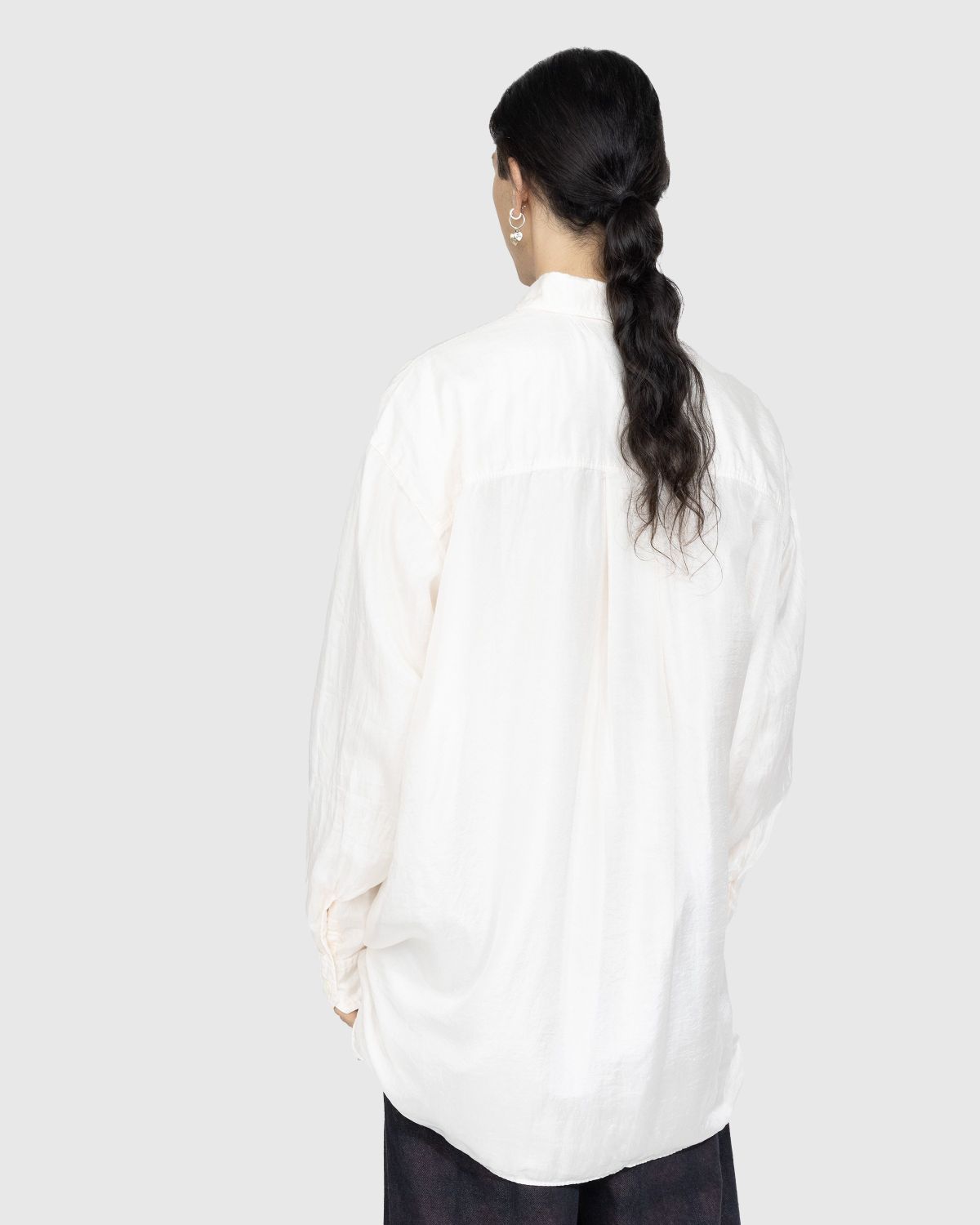 Our Legacy – Darling Shirt Champagne Cotton Silk - Shirts - Beige - Image 3