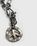 Acne Studios – Peace Sign Necklace Antique Silver - Jewelry - Silver - Image 3