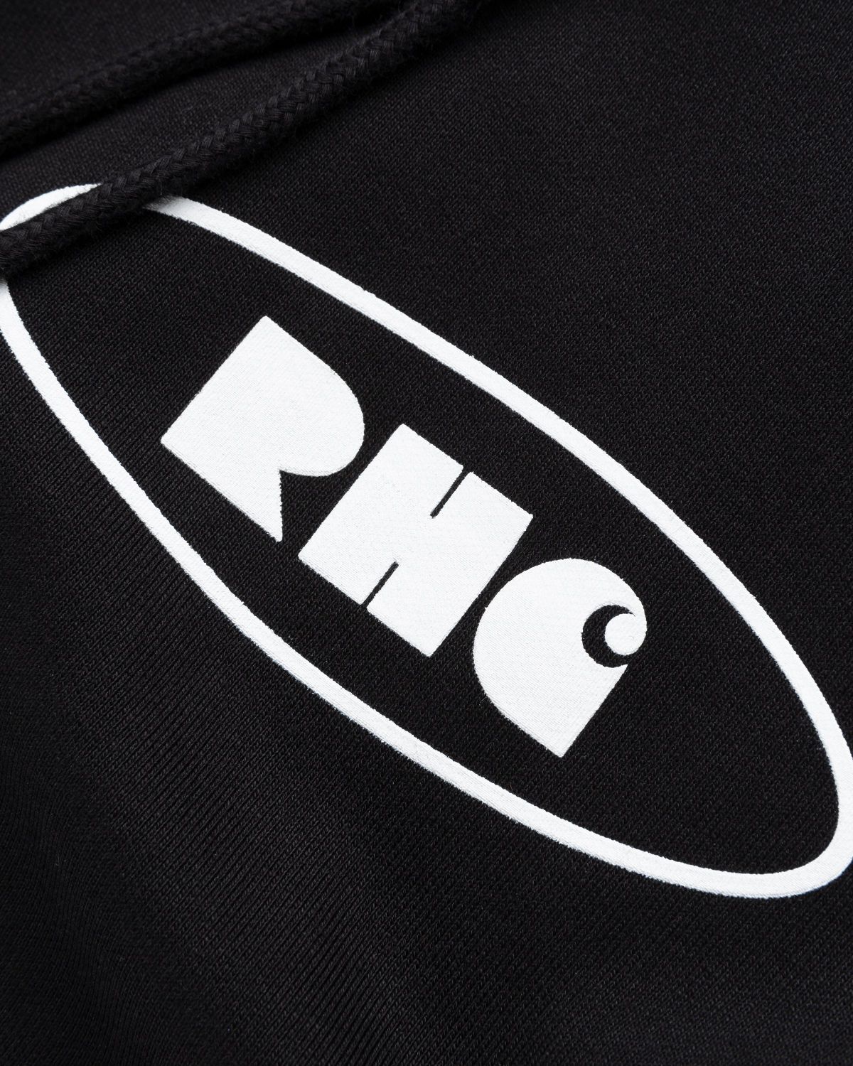 Carhartt WIP – Rush Hour Hoodie Black/White - Sweats - Black - Image 4