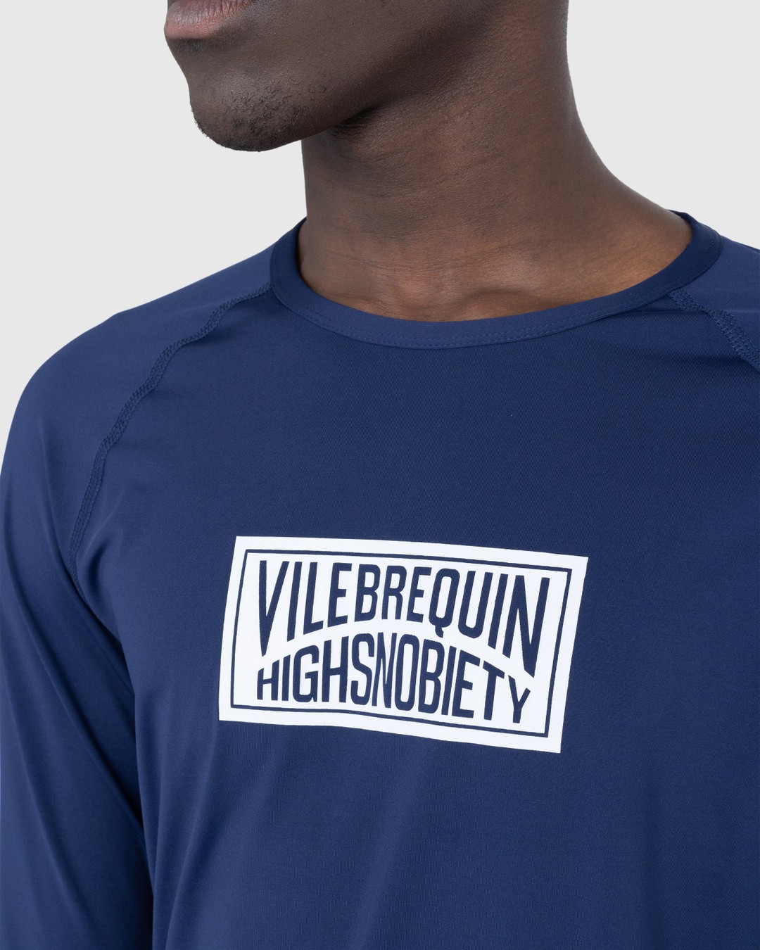 Vilebrequin x Highsnobiety – Long Sleeve Logo Rashguard Navy - Longsleeves - Navy - Image 4