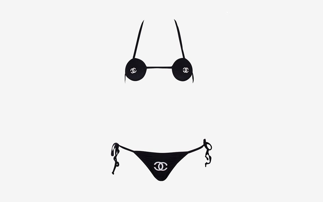 Landgoed knoop Verplaatsing You Can Now Rent Kim Kardashian's Iconic Chanel Bikini