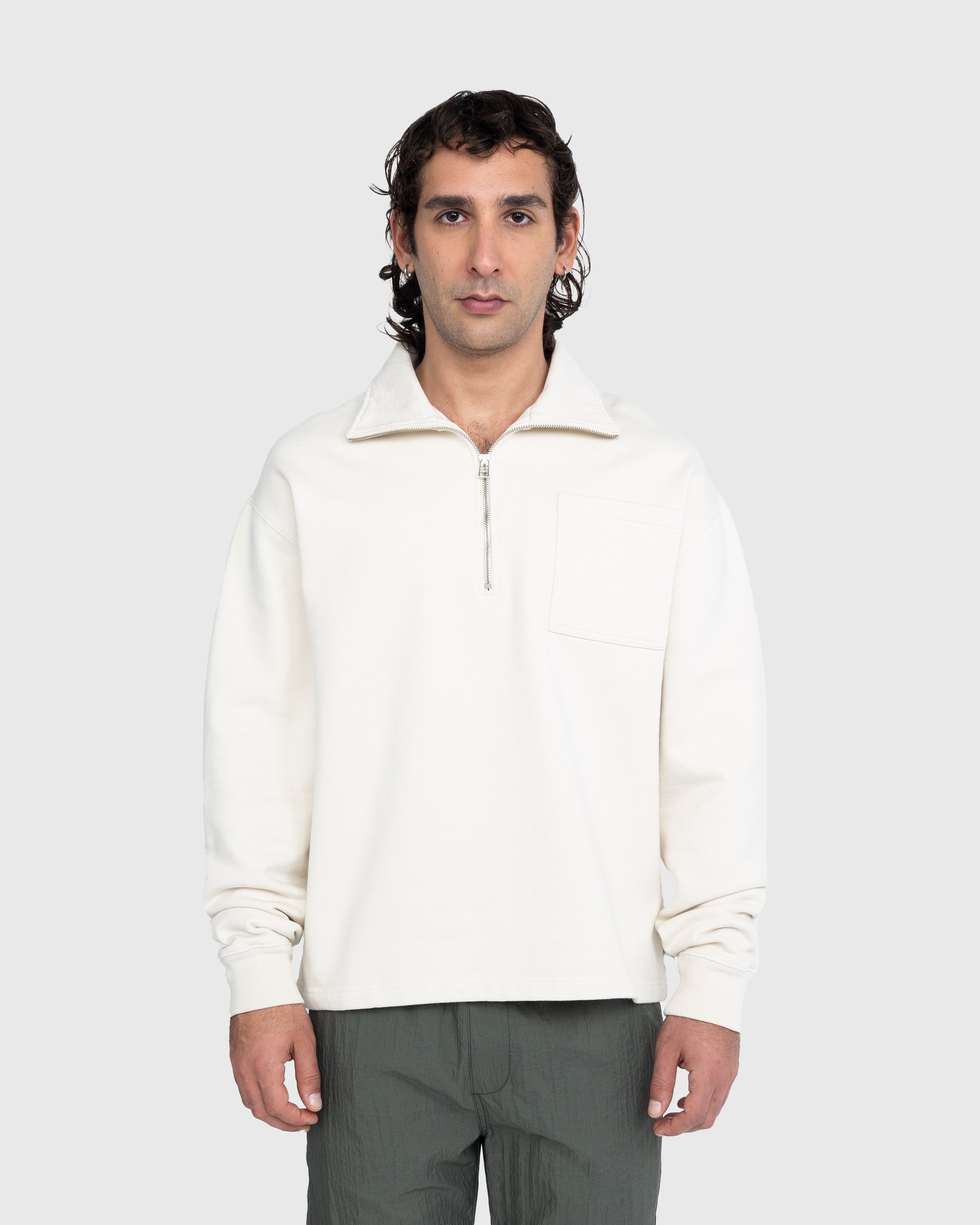 Off white discount quarter zip