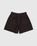 Tekla – Cotton Poplin Pyjamas Shorts Coffee - Pyjamas - Brown - Image 2