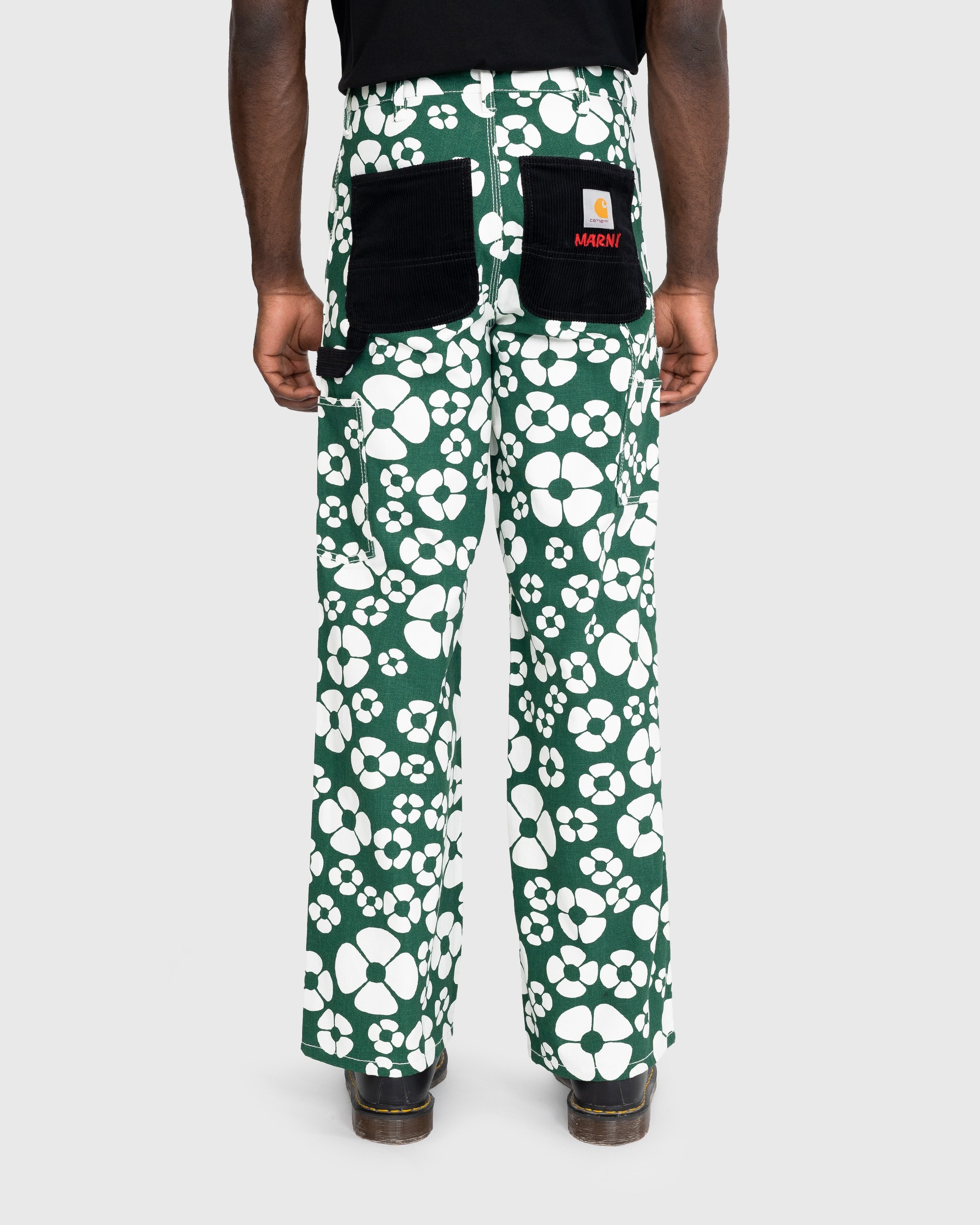 Marni x Carhartt WIP – Floral Trousers Green - Pants - Green - Image 4