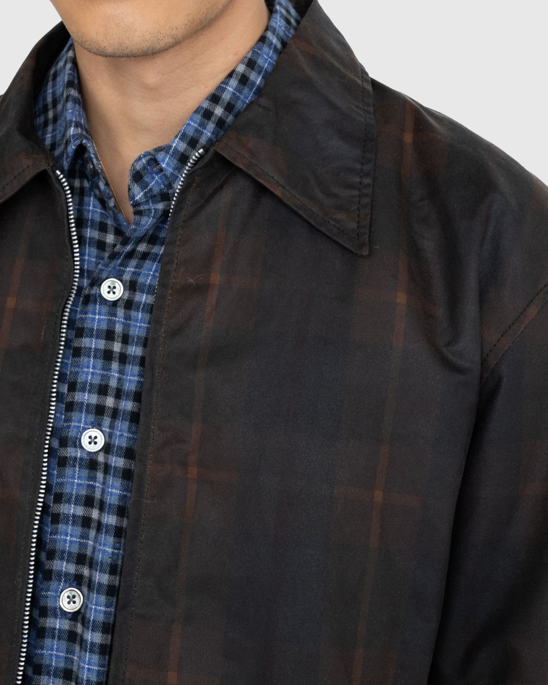 Our Legacy – Mini Jacket Hunterbrown Tartan - Outerwear - Brown - Image 5