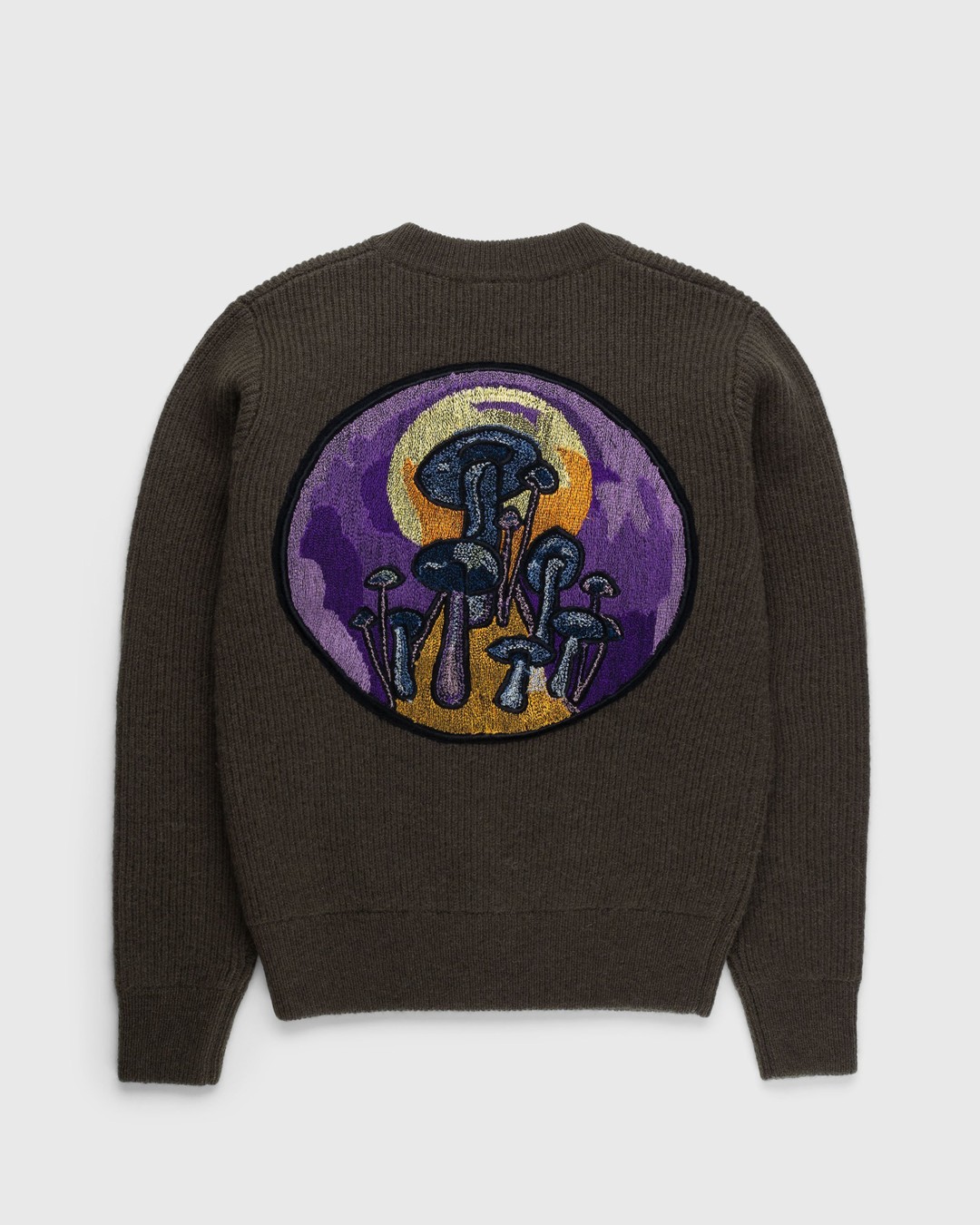 Stüssy x Dries van Noten – Badge Sweater - Knitwear - Brown - Image 2