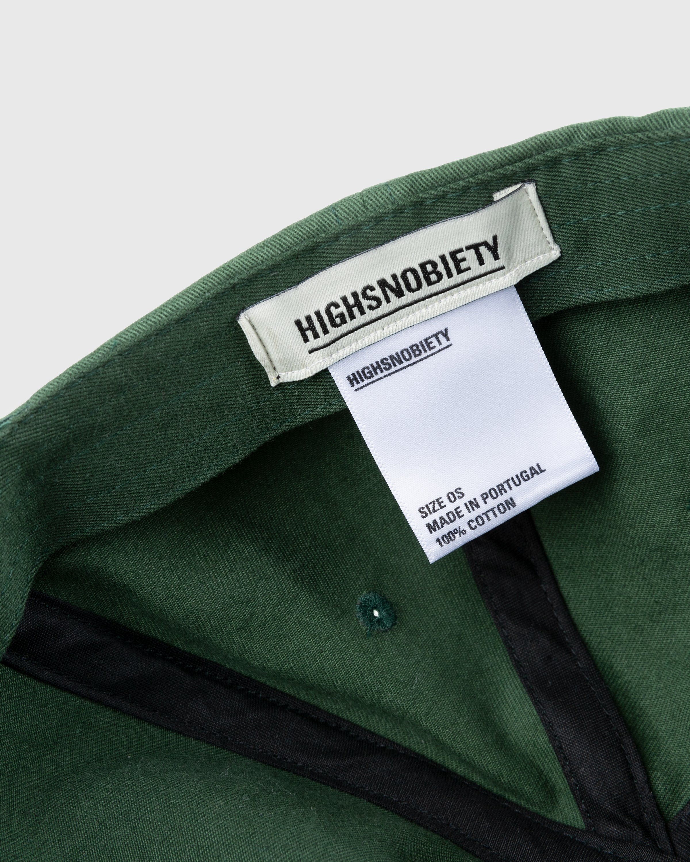 Café de Flore x Highsnobiety – Not In Paris 4 Logo Cap Green - Hats - Green - Image 4