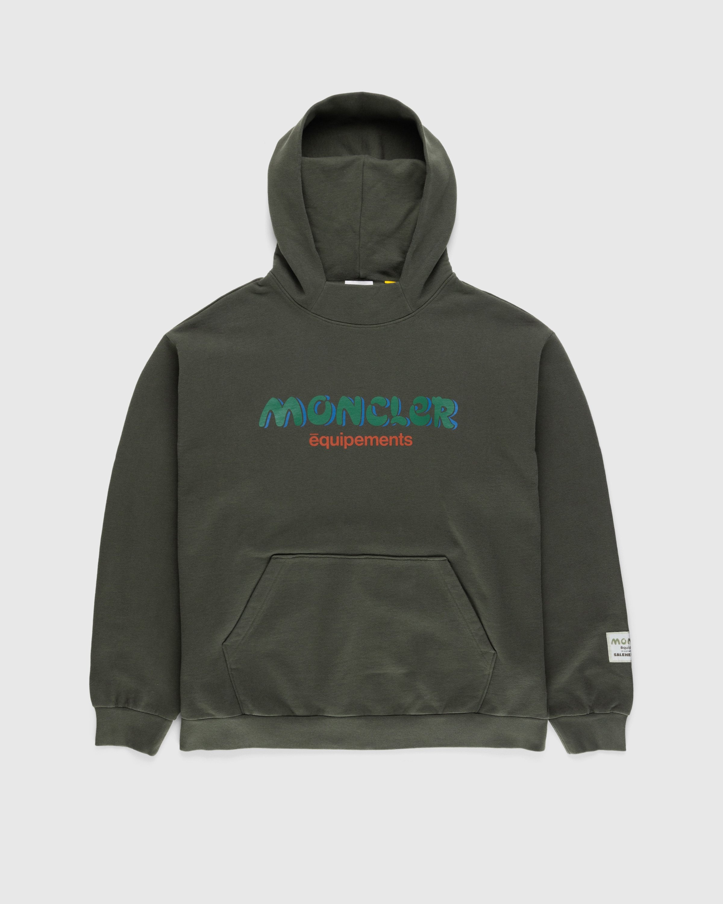 Moncler green hoodie online