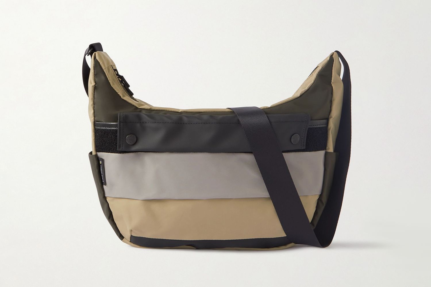 Age Leather-Trimmed Messenger Bag