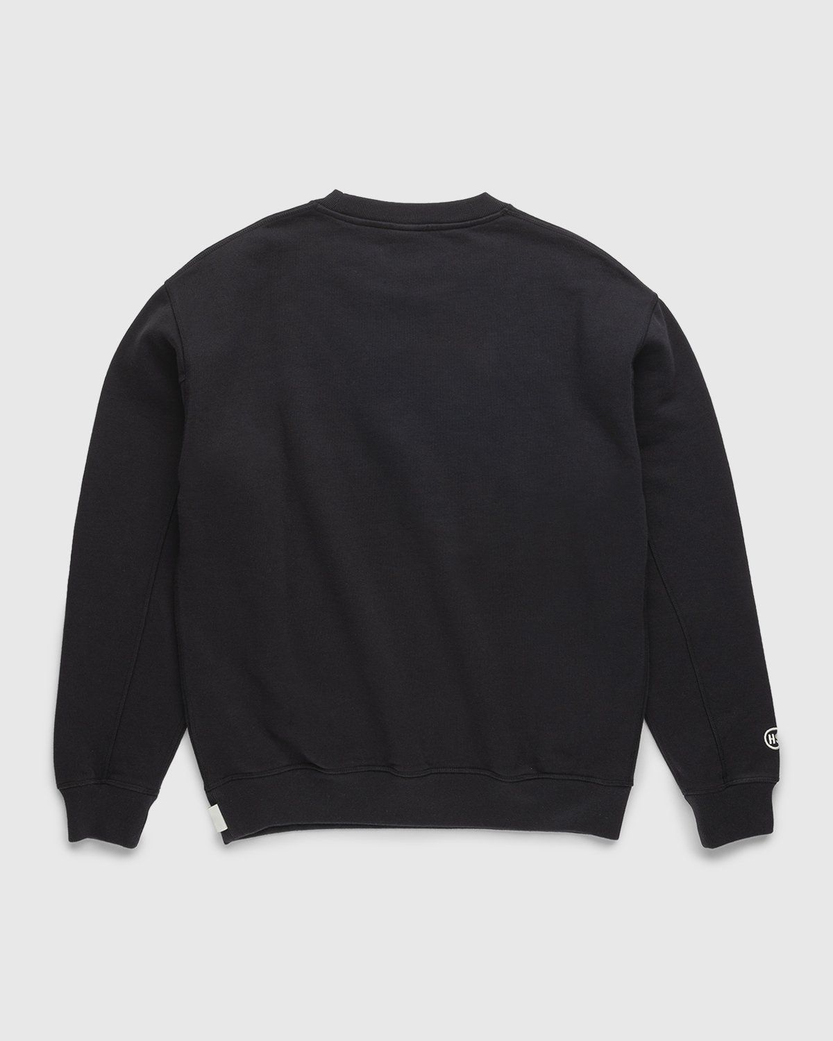 Highsnobiety – Logo Fleece Staples Crew Black - Sweats - Black - Image 2