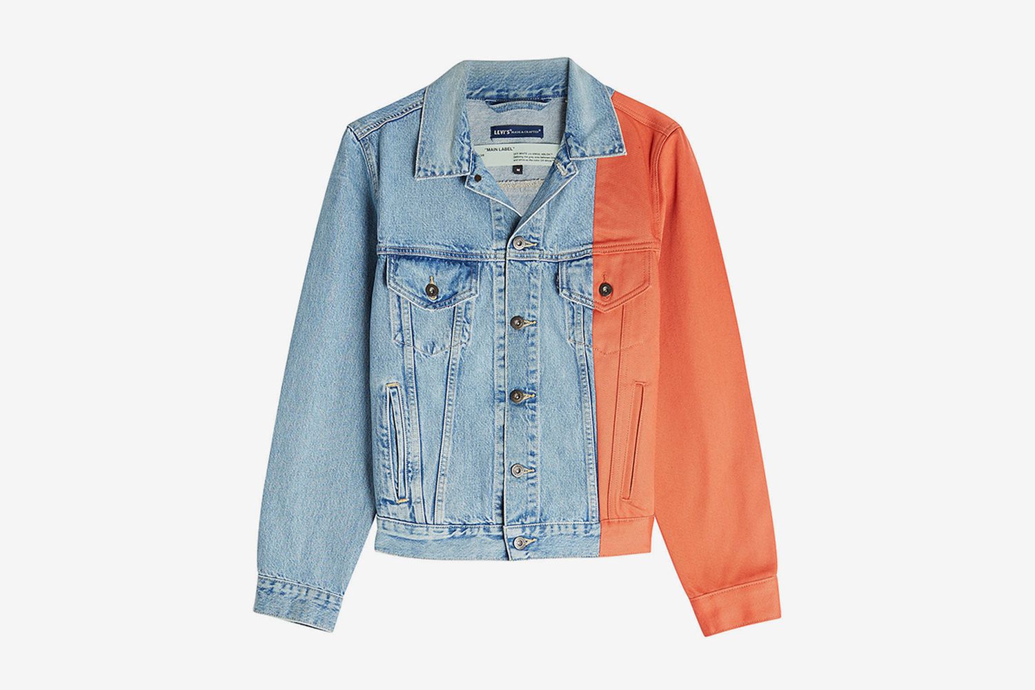 Introducir 30+ imagen off white x levi’s denim jacket