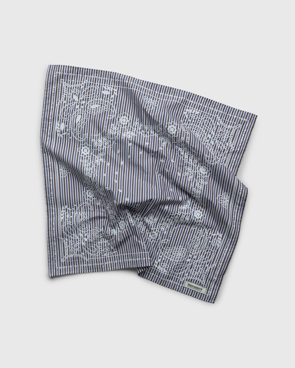 Highsnobiety – Shirting Bandana Brown - Scarves - Brown - Image 4