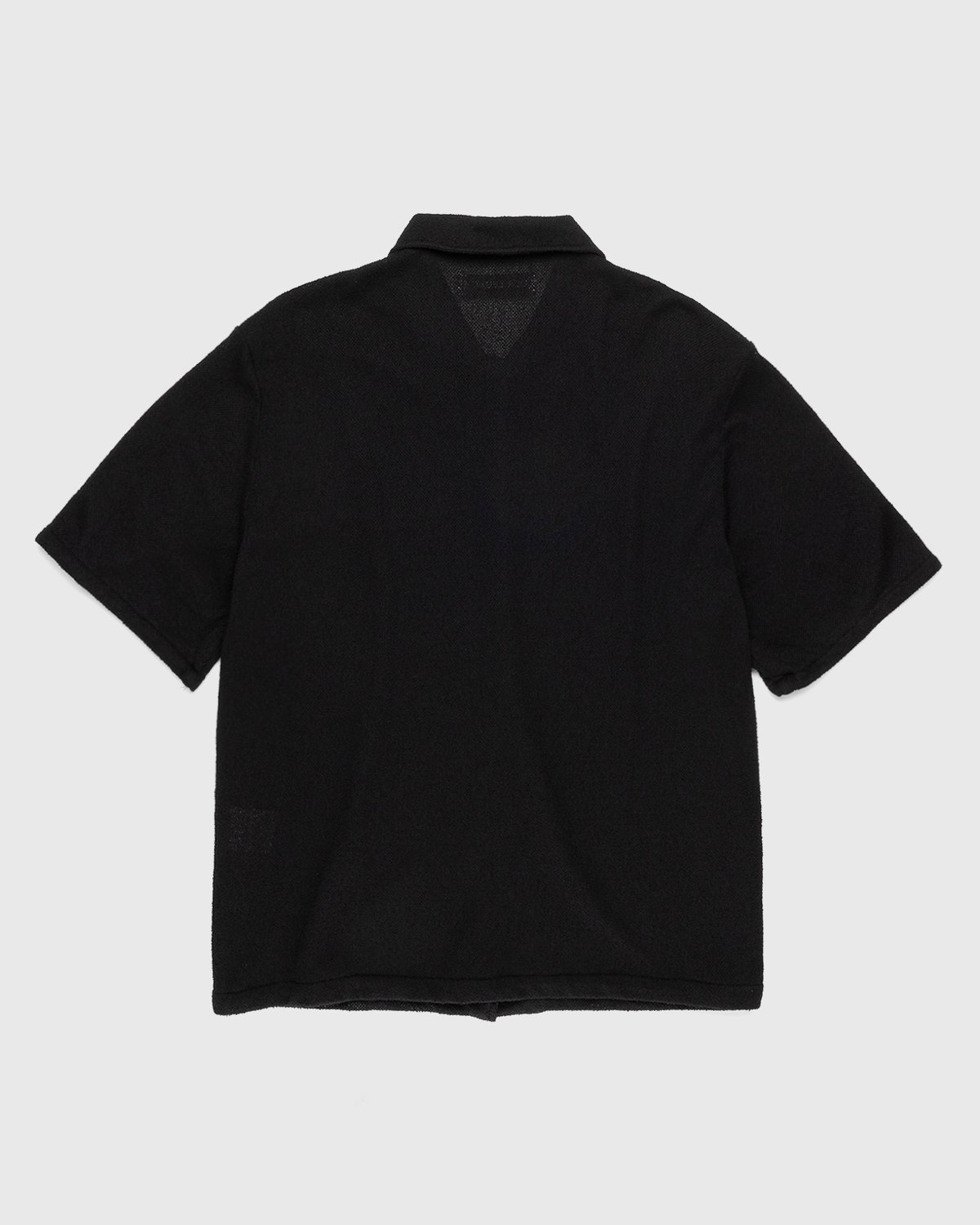 Our Legacy – Box Short Sleeve Shirt Black Boucle - Shirts - Black - Image 2