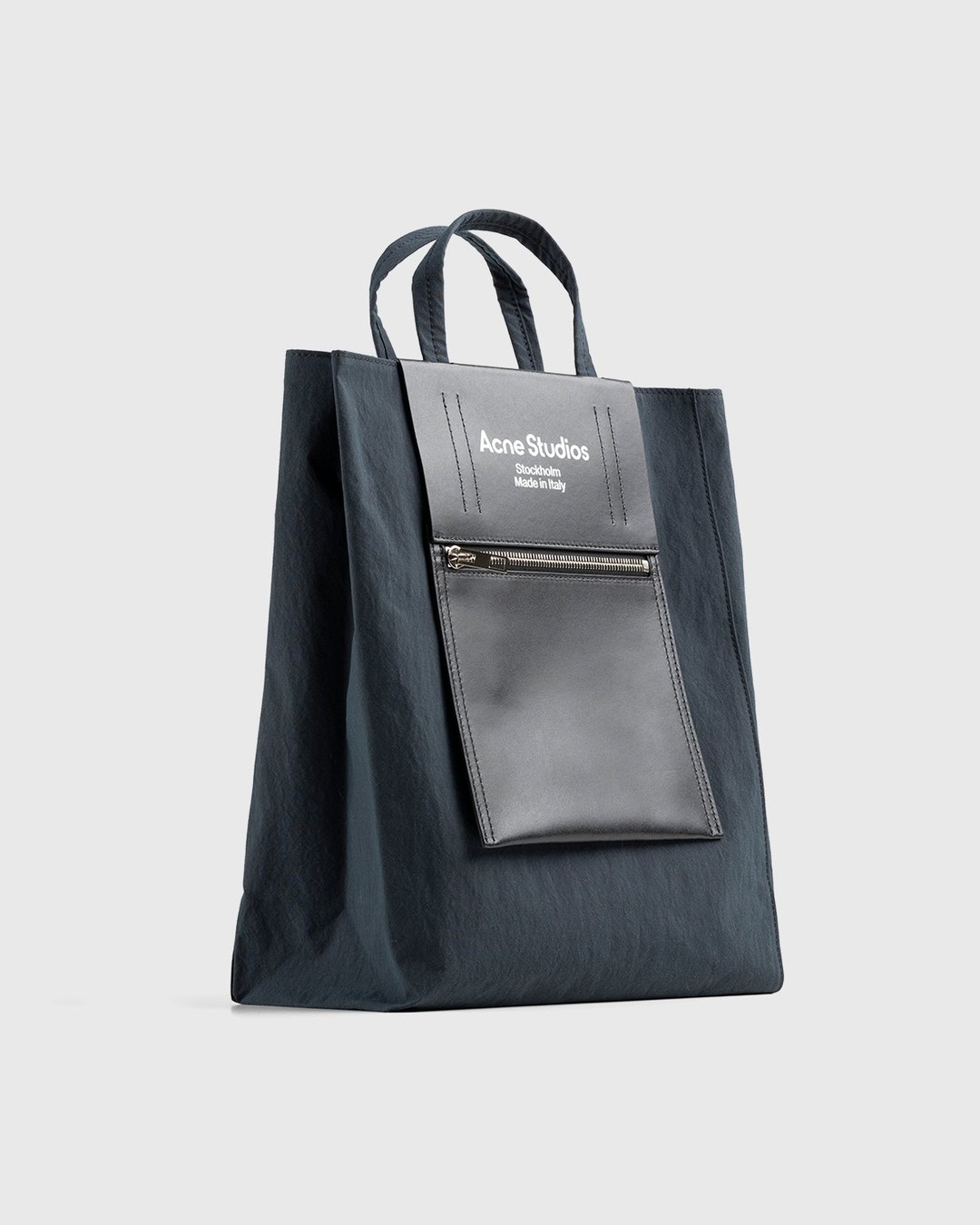 Acne Studios – Medium Nylon Tote Bag Black - Bags - Black - Image 3